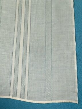 Vintage MCM table cloth cotton elegant pattern creamy white - Unbranded no tags